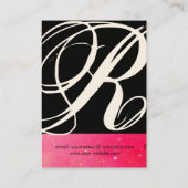 GARDEN VAN DE VERLORENDE SCHADOWS STAR DUST MONOGR VISITEKAARTJE (Achterkant)