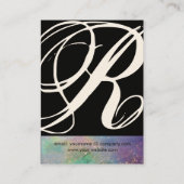 GARDEN VAN DE VERLORENDE SCHADOWS STAR DUST MONOGR VISITEKAARTJE (Achterkant)