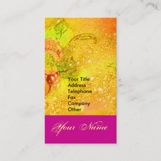 GARDEN VAN DE VERLORENDE SCHADOWS STAR DUST MONOGR VISITEKAARTJE (Voorkant)