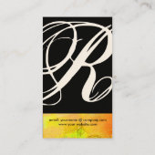 GARDEN VAN DE VERLORENDE SCHADOWS STAR DUST MONOGR VISITEKAARTJE (Achterkant)