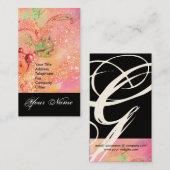 GARDEN VAN DE VERLORENDE SCHADOWS STAR DUST MONOGR VISITEKAARTJE (Voorkant / Achterkant)