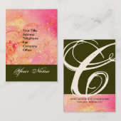 GARDEN VAN DE VERLORENDE SCHADOWS STAR DUST MONOGR VISITEKAARTJE (Voorkant / Achterkant)