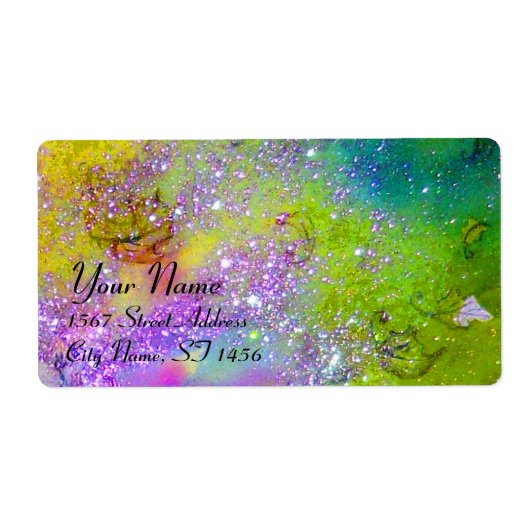 GARDEN VAN DE VERLORENDE SCHADOWS, violet groen ge Etiket (Voorkant)