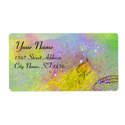 GARDEN VAN DE VERLORENDE SCHADOWS, violet groen ge Etiket (Voorkant)