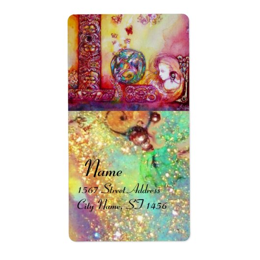 GARDEN VAN DE VERLORENDE SCHADOWS / VRIJ EN BUTTER ETIKET (Voorkant)