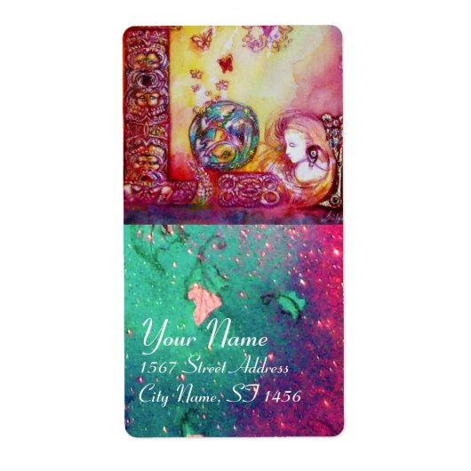 GARDEN VAN DE VERLORENDE SCHADOWS / VRIJ EN BUTTER ETIKET (Voorkant)