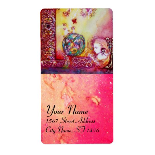 GARDEN VAN DE VERLORENDE SCHADOWS / VRIJ EN BUTTER ETIKET (Voorkant)