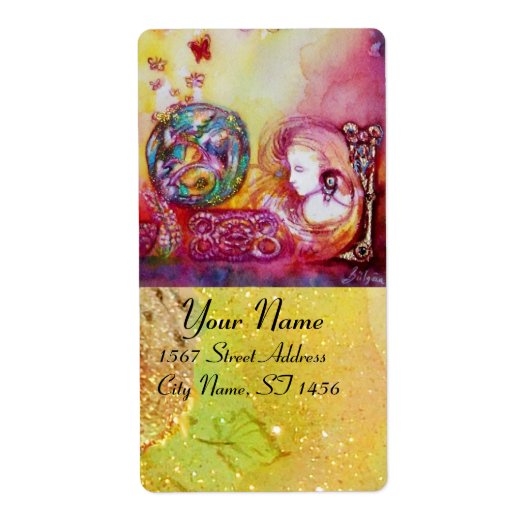 GARDEN VAN DE VERLORENDE SCHADOWS / VRIJ EN BUTTER ETIKET (Voorkant)