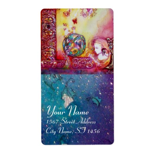 GARDEN VAN DE VERLORENDE SCHADOWS / VRIJ EN BUTTER ETIKET (Voorkant)