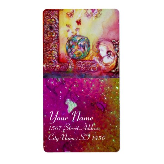 GARDEN VAN DE VERLORENDE SCHADOWS / VRIJ EN BUTTER ETIKET (Voorkant)