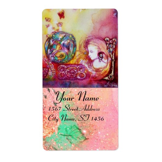 GARDEN VAN DE VERLORENDE SCHADOWS / VRIJ EN BUTTER ETIKET (Voorkant)