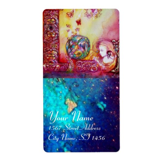 GARDEN VAN DE VERLORENDE SCHADOWS / VRIJ EN BUTTER ETIKET (Voorkant)