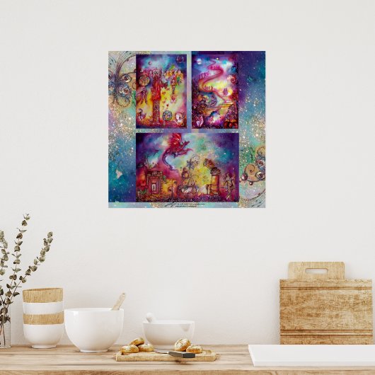 GARDEN VAN DE VERLORENDE SCHADUWEN, kolossale groo Poster (Keuken)