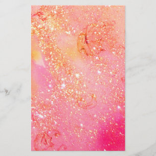 GARDEN VAN DE VERLORENDE SCHADUWEN, roze goud Briefpapier