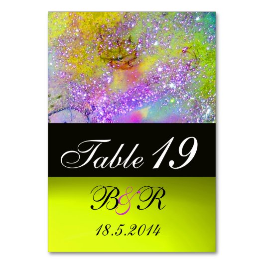 GARDEN VAN DE VERLORENDE SCHADUWEN Roze Paars Geel Kaart (Achterkant)