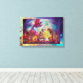 GARDEN VAN DE VERLORENDE SHADOWS DIE RODE DRAGON V CANVAS AFDRUK (Insitu (Houten vloer))