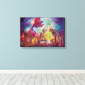 GARDEN VAN DE VERLORENDE SHADOWS DIE RODE DRAGON V CANVAS AFDRUK (Insitu (Houten vloer))