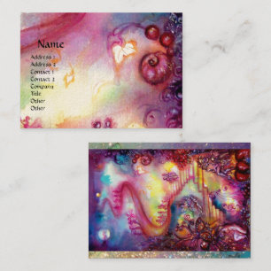 GARDEN VAN DE VERLORENDE SHADOWS MYSTIC STAIRS roz Visitekaartje