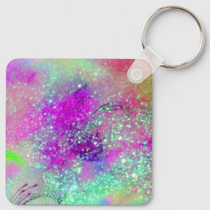 GARDEN VAN DE VERLORENDE SHADOWS - Roze paarse vio Sleutelhanger