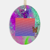 GARDEN VAN HET VERLOREN Paarse fotosjabloon VAN SH Keramisch Ornament (Rechts)