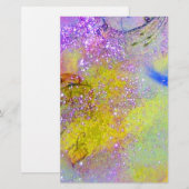 GARDEN VAN HET VERLOREN SHADOWS blauw vioolgoud Briefpapier (Voorkant / Achterkant)