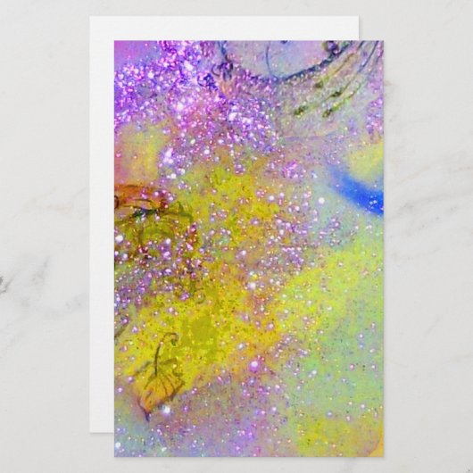 GARDEN VAN HET VERLOREN SHADOWS blauw vioolgoud Briefpapier (Voorkant / Achterkant)