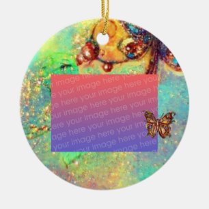 GARDEN VAN HET VERLORENDE SCHADOWS Blue Photo Temp Keramisch Ornament