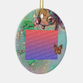 GARDEN VAN HET VERLORENDE SCHADOWS Blue Photo Temp Keramisch Ornament (Rechts)