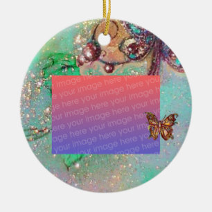 GARDEN VAN HET VERLORENDE SCHADOWS Blue Photo Temp Keramisch Ornament