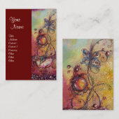 GARDEN VAN HET VERLORENDE SCHADOWS - BUTTERFLY-PLA VISITEKAARTJE (Voorkant / Achterkant)