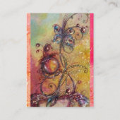 GARDEN VAN HET VERLORENDE SCHADOWS - BUTTERFLY-PLA VISITEKAARTJE (Achterkant)