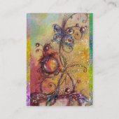 GARDEN VAN HET VERLORENDE SCHADOWS - BUTTERFLY-PLA VISITEKAARTJE (Achterkant)