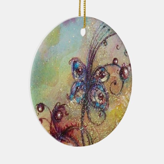 GARDEN VAN HET VERLORENDE SCHADOWS- BUTTERFLY-PLAN KERAMISCH ORNAMENT (Rechts)