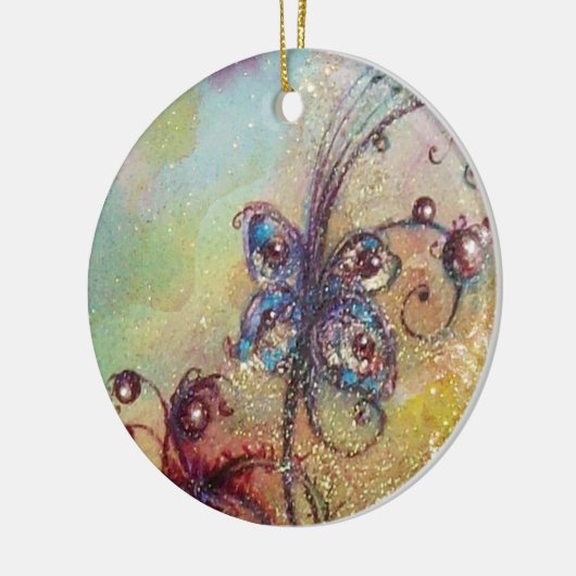 GARDEN VAN HET VERLORENDE SCHADOWS- BUTTERFLY-PLAN KERAMISCH ORNAMENT (Links)