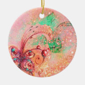 GARDEN VAN HET VERLORENDE SCHADOWS- BUTTERFLY-PLAN KERAMISCH ORNAMENT (Voorkant)