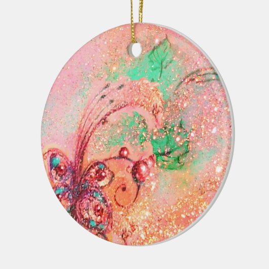 GARDEN VAN HET VERLORENDE SCHADOWS- BUTTERFLY-PLAN KERAMISCH ORNAMENT (Links)