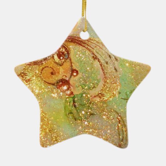 GARDEN VAN HET VERLORENDE SCHADOWS- BUTTERFLY-PLAN KERAMISCH ORNAMENT (Achterkant)