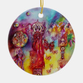 GARDEN VAN HET VERLORENDE SCHADOWS- BUTTERFLY-PLAN KERAMISCH ORNAMENT (Voorkant)