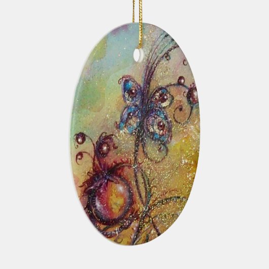 GARDEN VAN HET VERLORENDE SCHADOWS- BUTTERFLY-PLAN KERAMISCH ORNAMENT (Rechts)