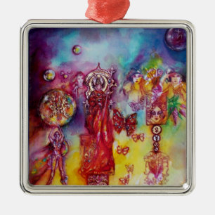 GARDEN VAN HET VERLORENDE SCHADOWS- BUTTERFLY-PLAN METALEN ORNAMENT