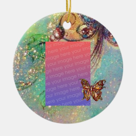 GARDEN VAN HET VERLORENDE SCHADOWS-fotosjabloon Keramisch Ornament (Voorkant)