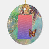 GARDEN VAN HET VERLORENDE SCHADOWS-fotosjabloon Keramisch Ornament (Links)