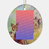 GARDEN VAN HET VERLORENDE SCHADOWS-fotosjabloon Keramisch Ornament (Links)