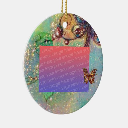 GARDEN VAN HET VERLORENDE SCHADOWS-fotosjabloon Keramisch Ornament (Rechts)