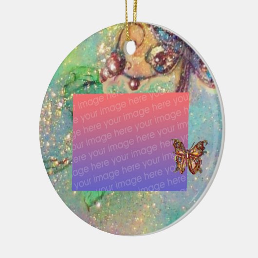 GARDEN VAN HET VERLORENDE SCHADOWS-fotosjabloon Keramisch Ornament (Links)