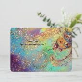 GARDEN VAN HET VERLORENDE SCHADOWS MAGIC BUTTERFLY KAART (Staand voorkant)