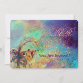 GARDEN VAN HET VERLORENDE SCHADOWS MAGIC BUTTERFLY KAART (Achterkant)