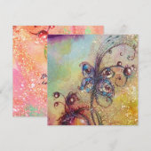 GARDEN VAN HET VERLORENDE SCHADOWS MAGIC BUTTERFLY KAART (Voorkant / Achterkant)