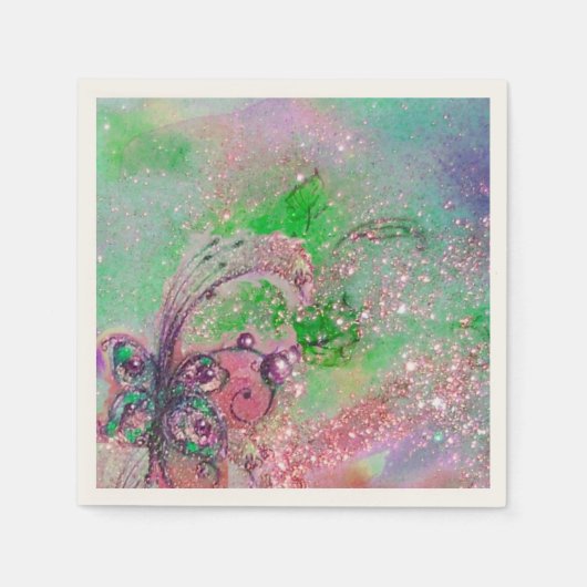 GARDEN VAN HET VERLORENDE SCHADOWS MAGIC BUTTERFLY SERVETTEN (Voorkant)
