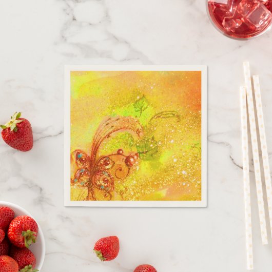 GARDEN VAN HET VERLORENDE SCHADOWS MAGIC BUTTERFLY SERVETTEN (Insitu)